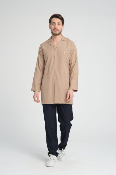 Erkek Personel Önlüğü ve Pantolon 2 li Set - Bej