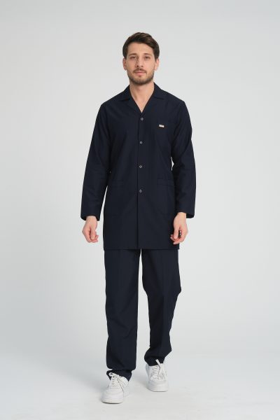 Erkek Personel Önlüğü ve Pantolon 2 li Set - Lacivert