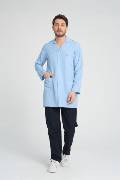 Erkek Personel Önlüğü ve Pantolon 2 li Set - Mavi