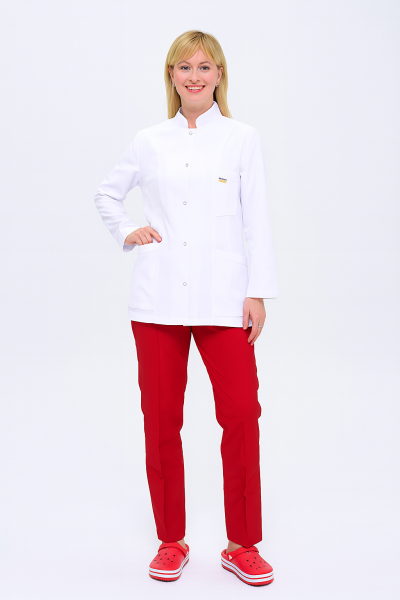 Kadın Hakim Yaka Ceket Boy Doktor - Öğretmen Önlüğü